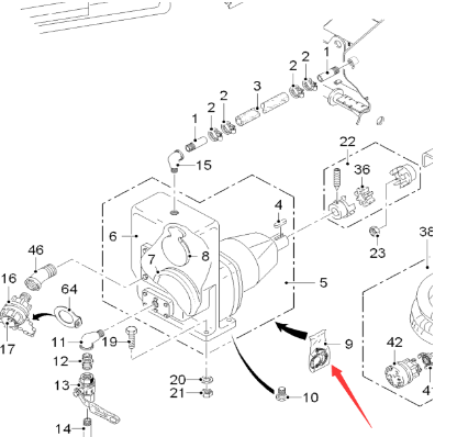  Pavement Milling Machine Water Injection Pump Repair Kit Part Number 58079