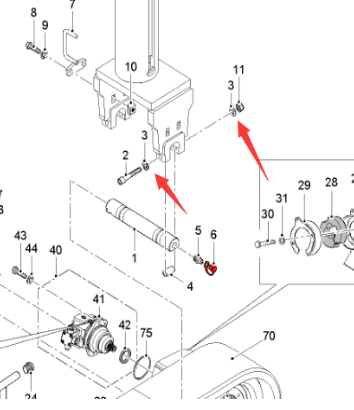  road milling machine anti loosening gasket part number 5158