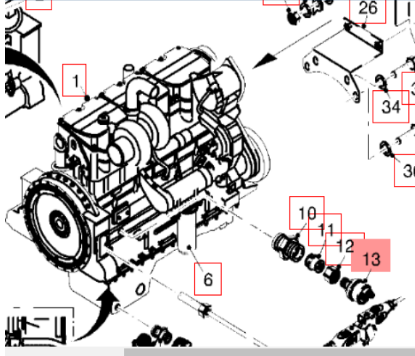  road milling machine oil pressure switch part number 9564