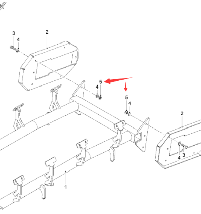  Road Milling Machine Nut Part Number 5151