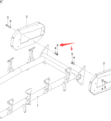  road milling machine anti loosening gasket part number 5131