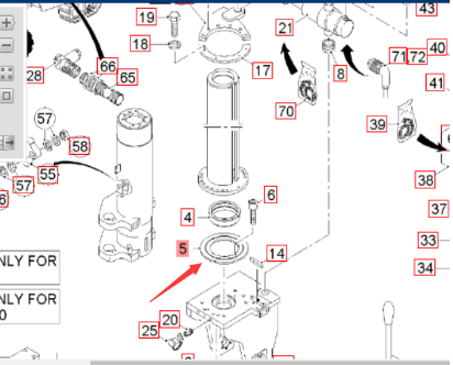  Road Milling Machine Wear Plate Part Number 149636