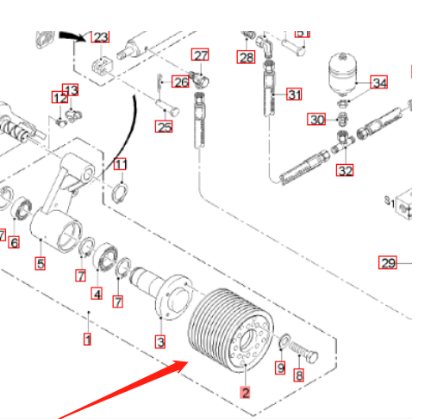  road milling machine pulley part number 186903