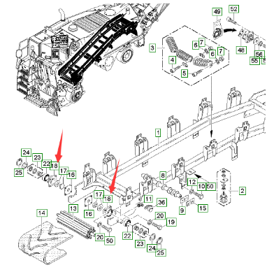  pavement milling machine bearing seat part number 190379