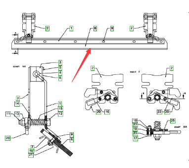  road milling machine scraper part number 1466763