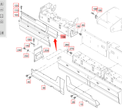  Road Milling Machine Protection Board Part Number 4602437134