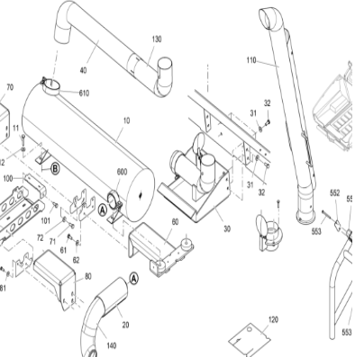V ö gel paver silencer part number 2389235