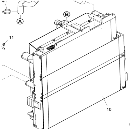 V ö gel paver radiator (combination) part number 2458362