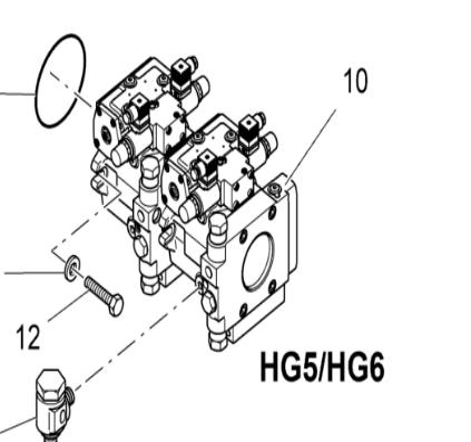 V ö gel paver scraper hydraulic pump part number 2159438