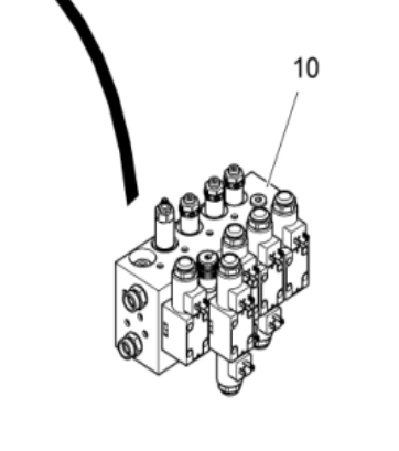V ö gel paver HA2 solenoid valve assembly part number 2339202