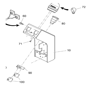 V ö gel paver alarm light bulb part number 2388103