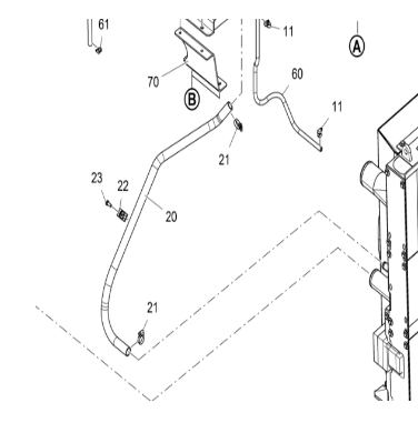 V ö gel paver water pipe part number 3515072389