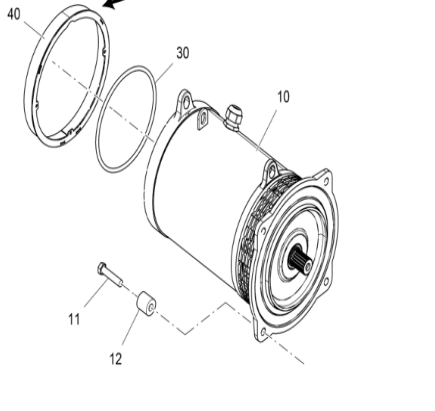 V ö gel paver heating motor part number 2181135
