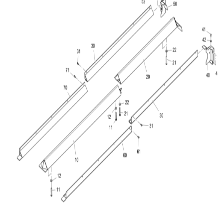 V ö gel paver large chain front center guard part number 2501561