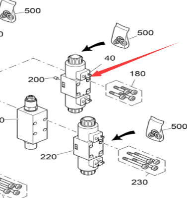 V ö gel paver cylinder solenoid valve part number 9653951007