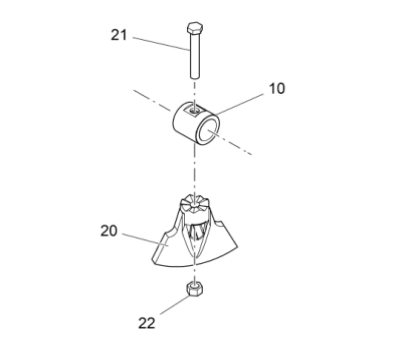 V ö gel paver connection sleeve part number 2075202