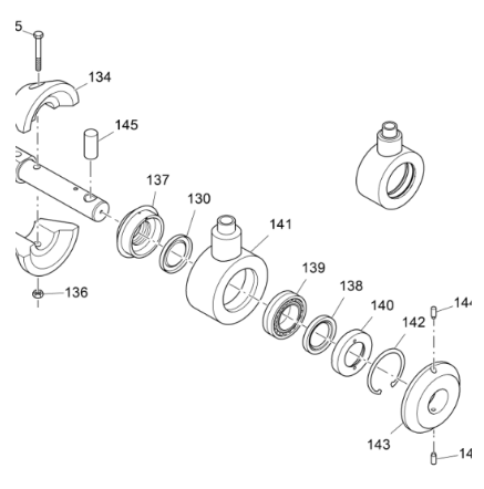 V ö gel paver hanger bearing part number 9541110635