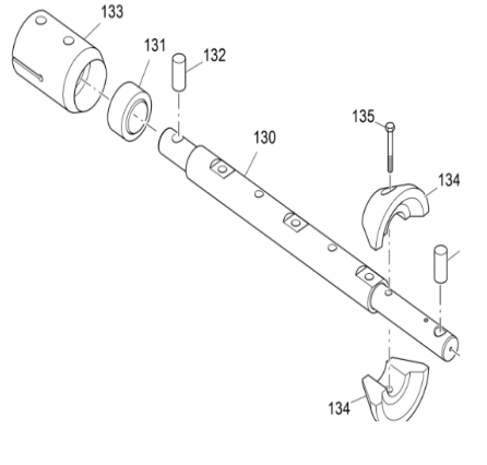 V ö gel paver host spiral shaft part number 2302476