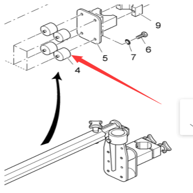 V ö gel paver leveling instrument shock absorber part number 4606230013