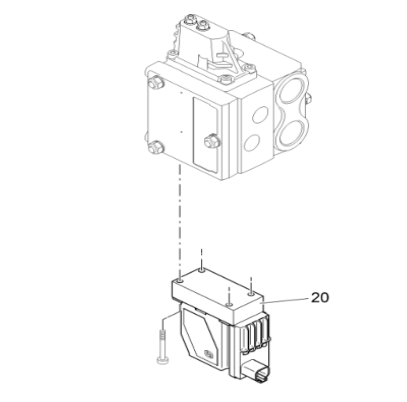 Vö pavers Tamper solenoid valve part number 2339196