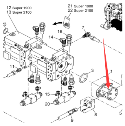 Vö pavers  Replenishment pump part number 9627921000