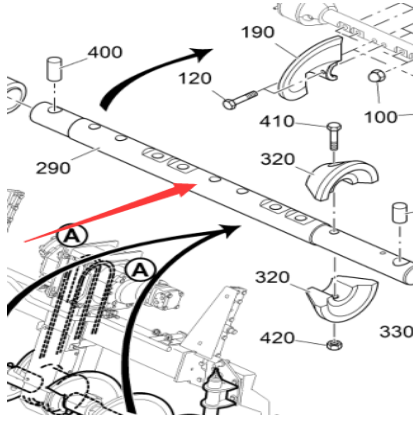  Vö pavers  Spiral shaft part number 4622012476