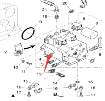   Vö pavers   Traveling pump Q1 part number 9628171000