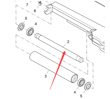   Vö pavers    Idler shaft part number 2041091