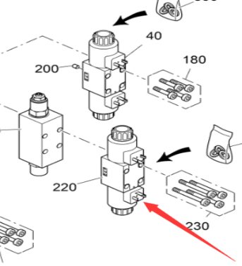 Vö pavers    Lock arm cylinder solenoid valve part number 9653951009