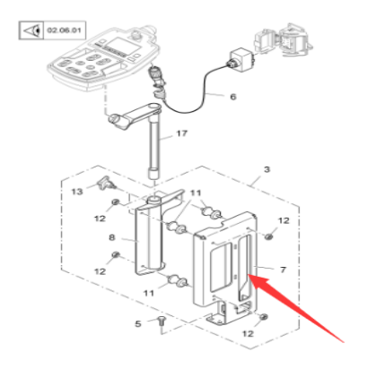Vö pavers  Side control box bracket part number2105383