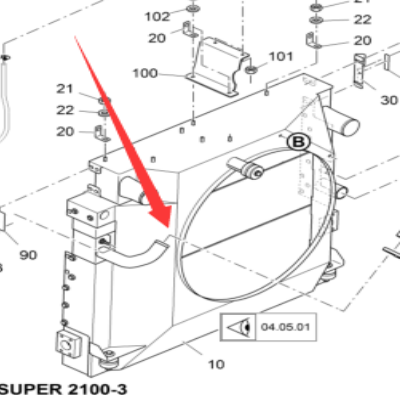 Vö pavers   Combined radiator part number 2233414