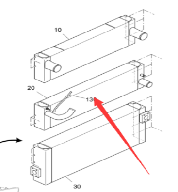 Vö pavers     Water radiator part number 2212179