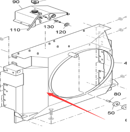 Vö pavers Fan cover part number 2212181