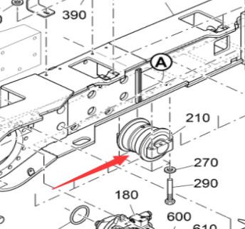 Vö pavers    Supporting wheel part number 2038715