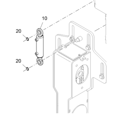 Vö pavers Spiral lift cylinder part number 236454