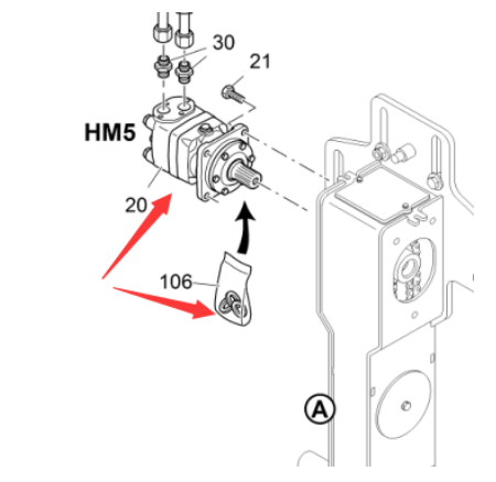 Vö pavers  Spiral motor part number 2031165