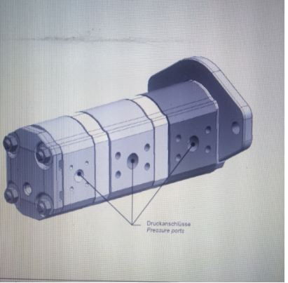 Vö pavers   Vibrating Triple Gear Pump Part Number 2183439