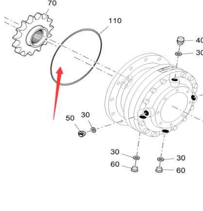 Vö pavers   Scraper reducer seal part number 2383189