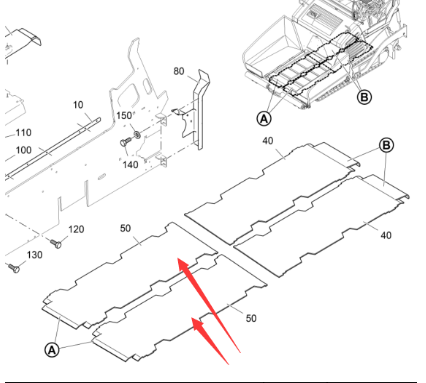 Vö pavers  Front feeding base plate part number 2030835