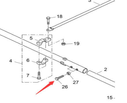 Vö pavers    Bolt part number 9516320933