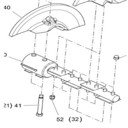Vö pavers   Cap nut part number 950016158