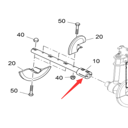 Vö pavers 1 meter spiral shaft part number 2186927