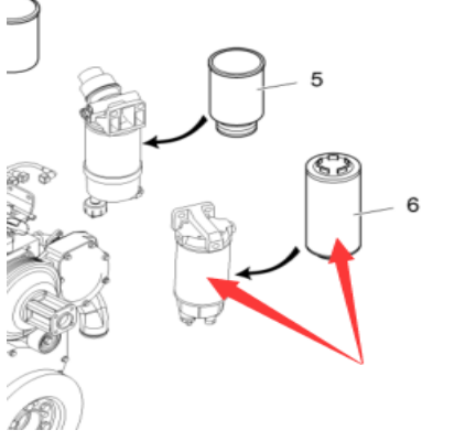 Vö pavers    Oil water separator filter element part number 2287441