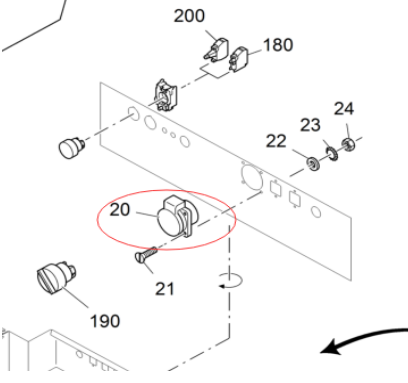  Vö pavers    Socket part number 3515014212