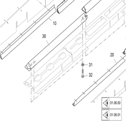 Vö pavers  Left front side protection part number 2554342