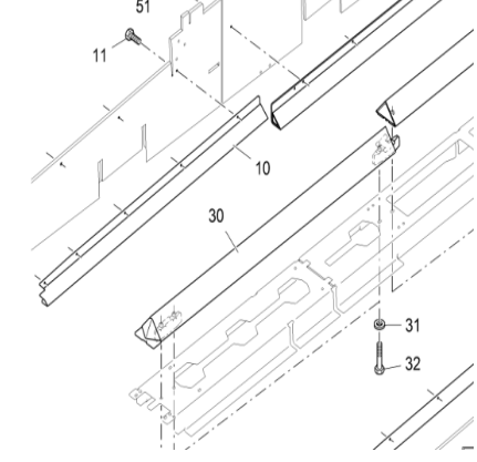 Vö pavers   Right front side protection (hydraulic) part number 2552666
