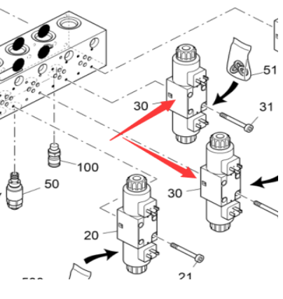 Vö pavers  Spiral motor solenoid valve part number 2375821