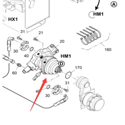 Vö pavers   Rear wheel travel motor part number 225450