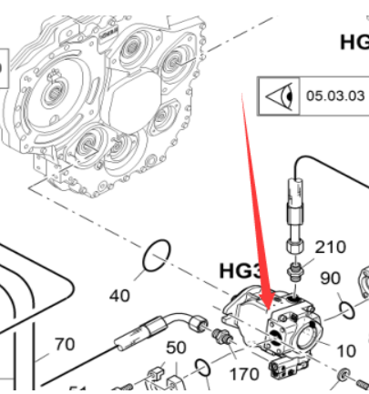 Vö pavers    Traveling hydraulic pump part number 2253226