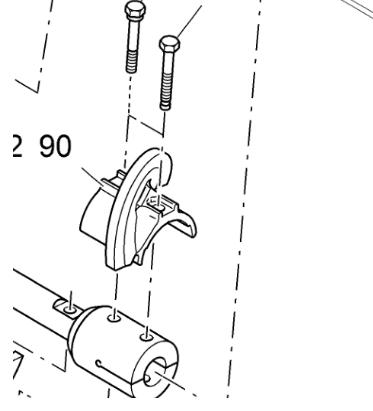 Vö pavers  Left connecting blade part number 2619613